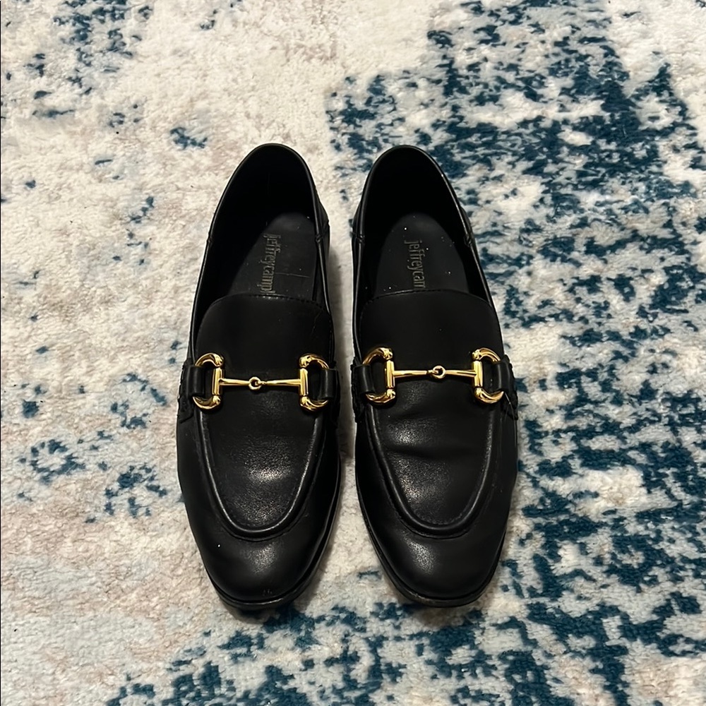 Jeffrey Campbell Black Loafers